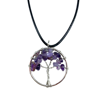 Tree of Life Pendant - Amethyst - Alchem Soul