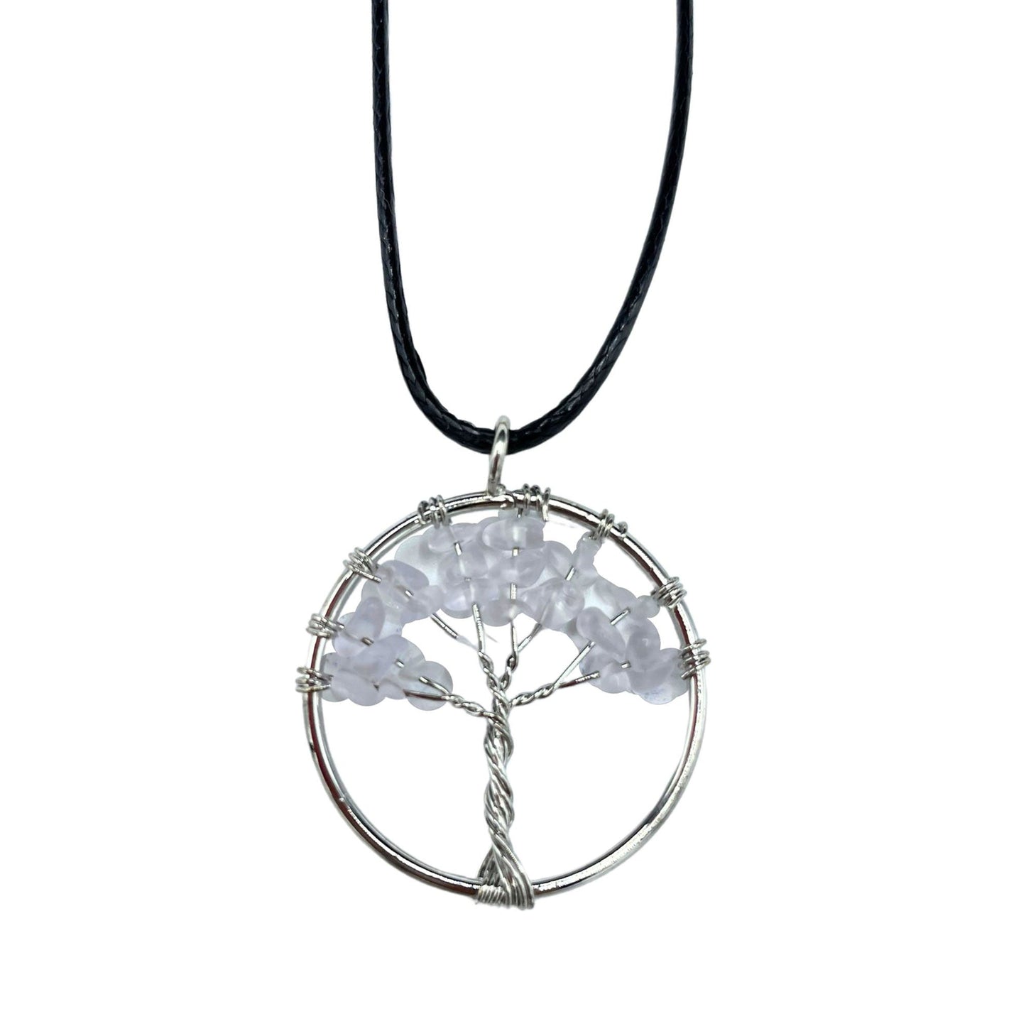 Tree of Life Pendant - Rock Crystal - Alchem Soul