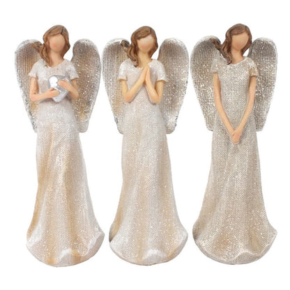 Trio of Small Glitter Angels - Alchem Soul