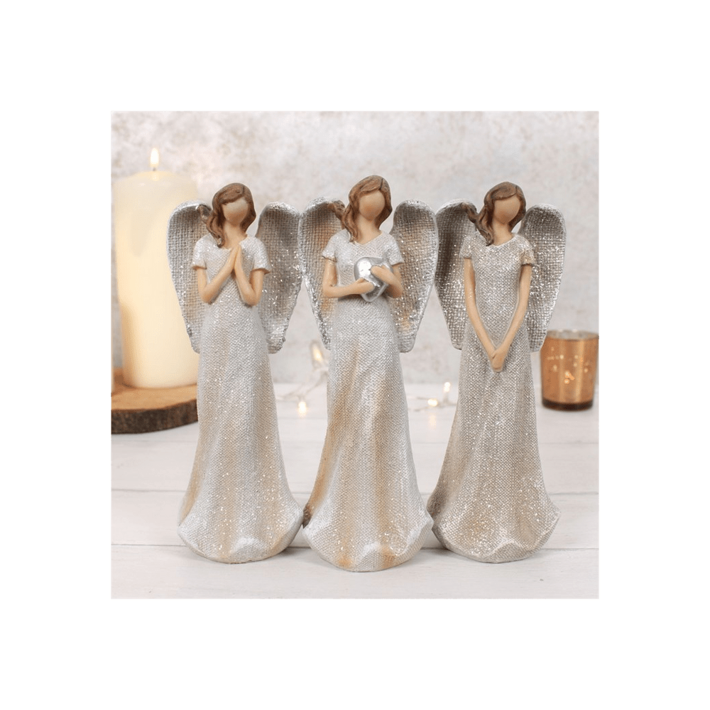 Trio of Small Glitter Angels - Alchem Soul