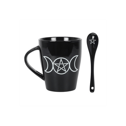 Triple Moon Mug and Spoon Set - Alchem Soul