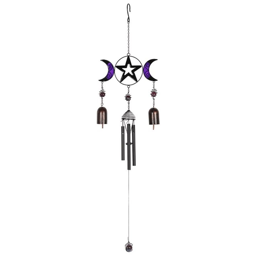 Triple Moon Windchime with Bells - Alchem Soul