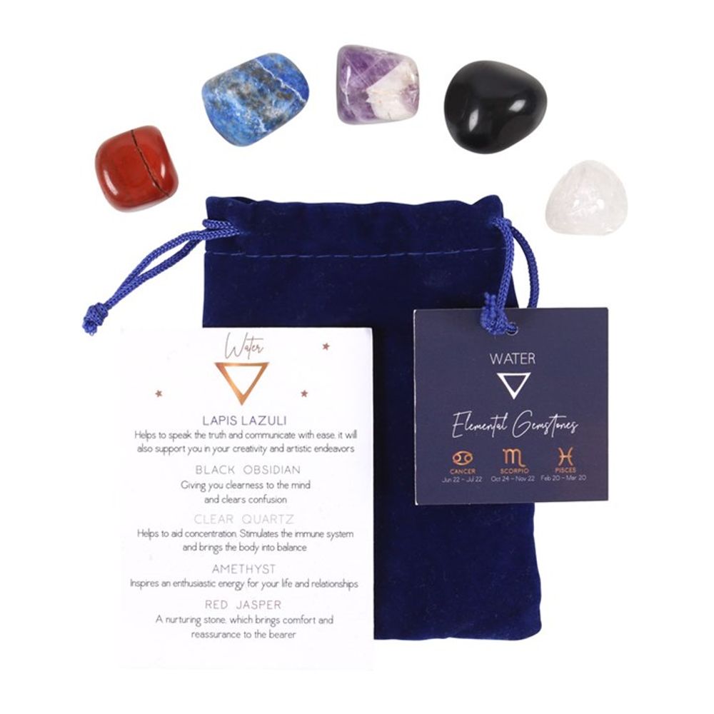 Water Element Tumble Gemstone Set - Alchem Soul