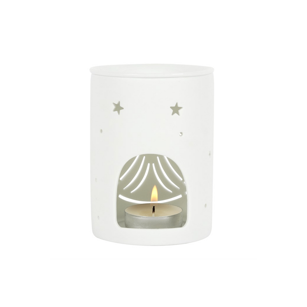 White Angel Cut Out Oil Burner - Alchem Soul