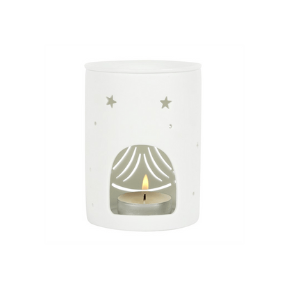 White Angel Cut Out Oil Burner - Alchem Soul