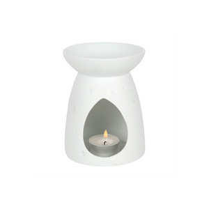 White Ceramic Angel Wings Oil Burner - Alchem Soul