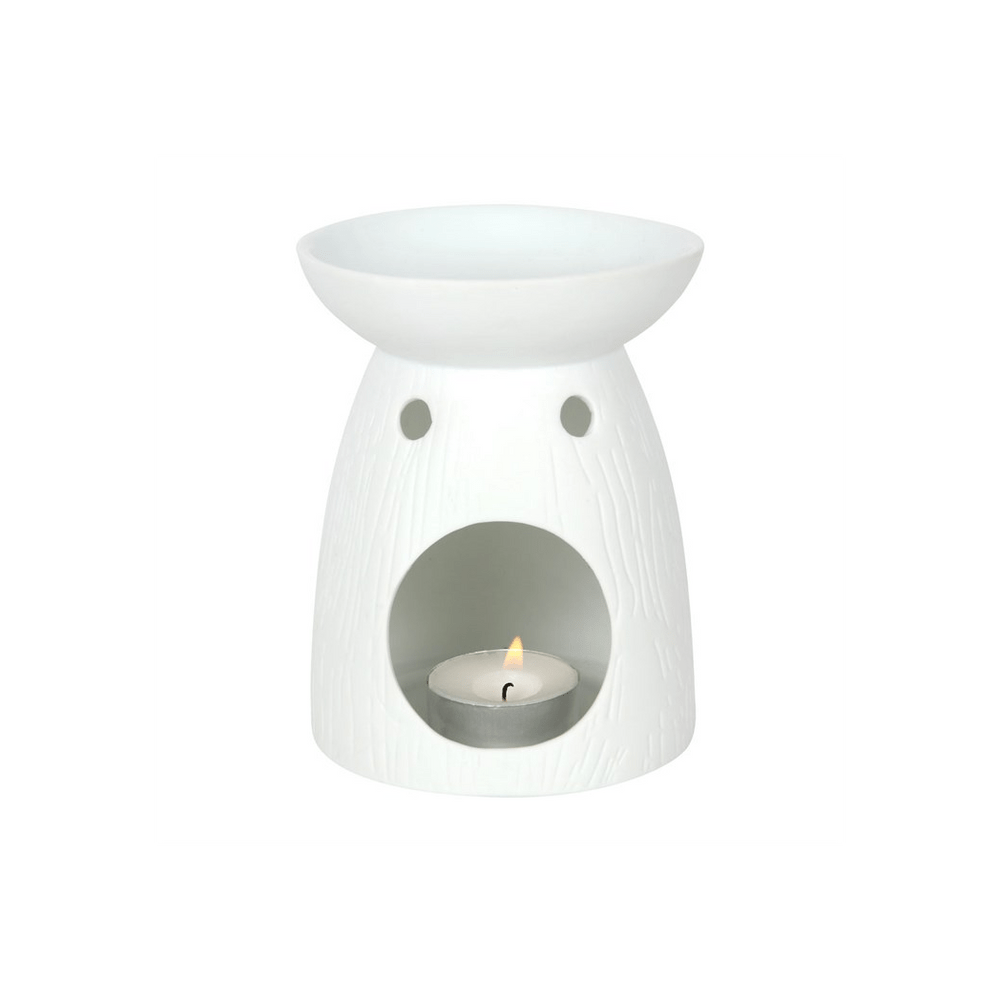 White Ceramic Tree of Life Oil Burner - Alchem Soul