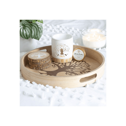 Wooden Serving Tray - Tree of Life - Alchem Soul