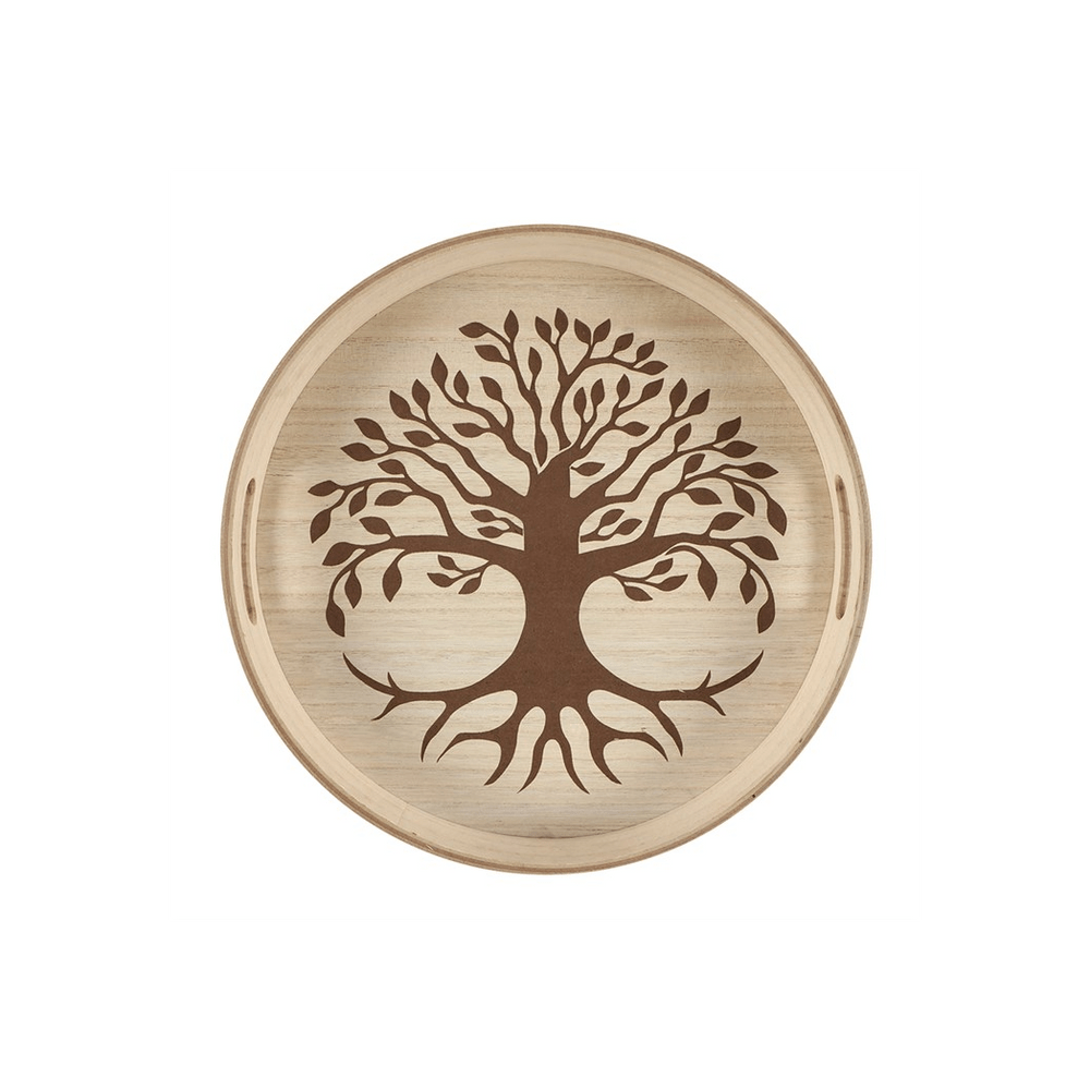 Wooden Serving Tray - Tree of Life - Alchem Soul